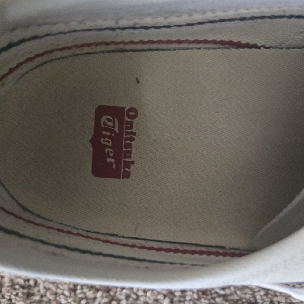 Onitsuka Tiger by Asics White and Navy Sneakers - Picture 5 of 7